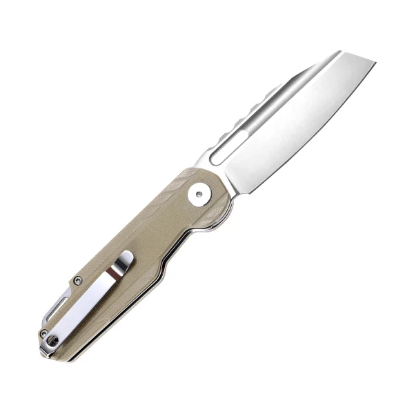 Stainless Steel Folding Knife with G10 Handle