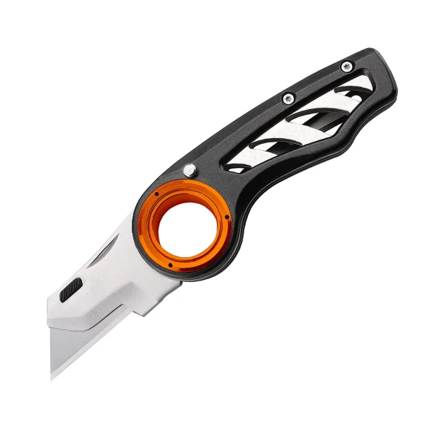 Stainless Steel Utility Knife with Belt Clip