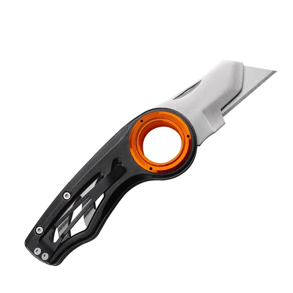 Stainless Steel Utility Knife with Belt Clip